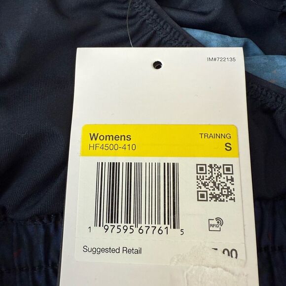 Nike one dri-fit midrise loose fit 3” brief lined midnight blue size S NWT - Picture 3 of 7